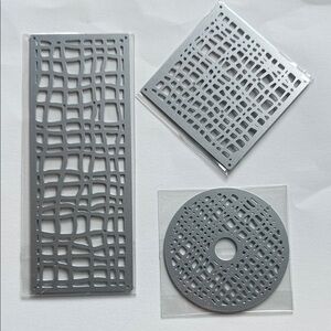 Silver Geometric Metal Cutting Dies